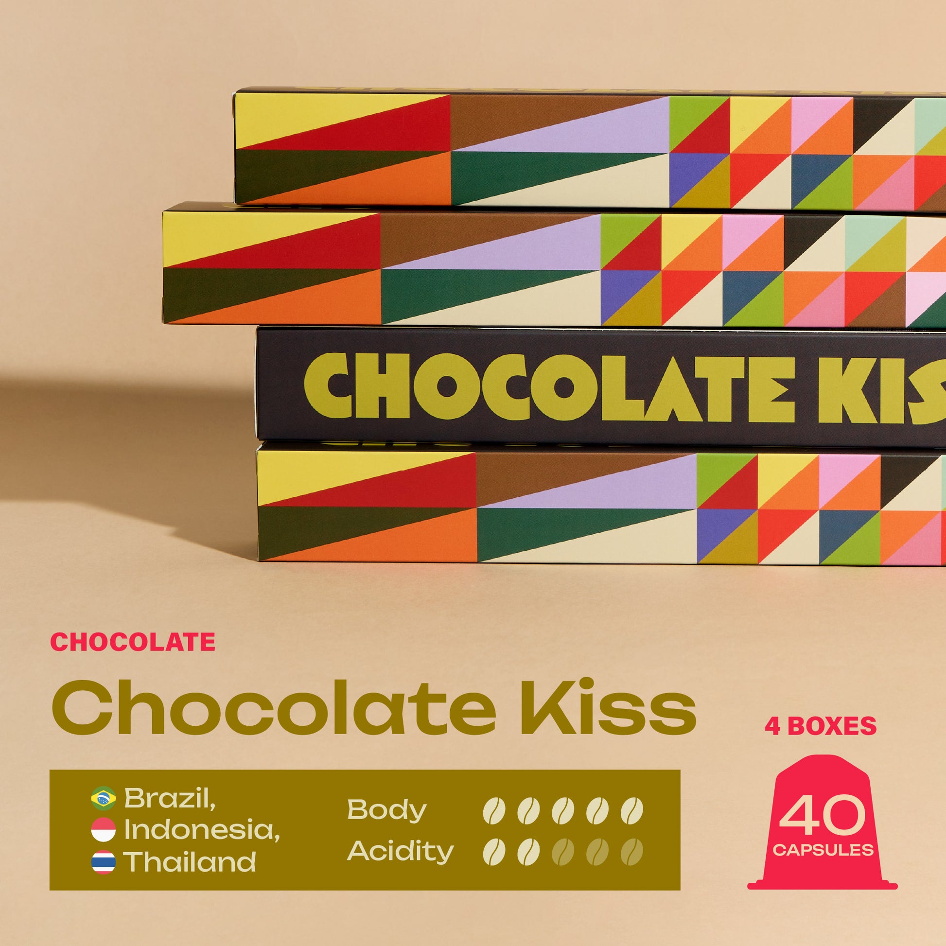 Chocolate Kiss 4 Boxes